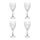 Beaufort Set of 4 Crystal  Wine Glasses