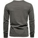 Long-Sleeved Henley T-Shirt
