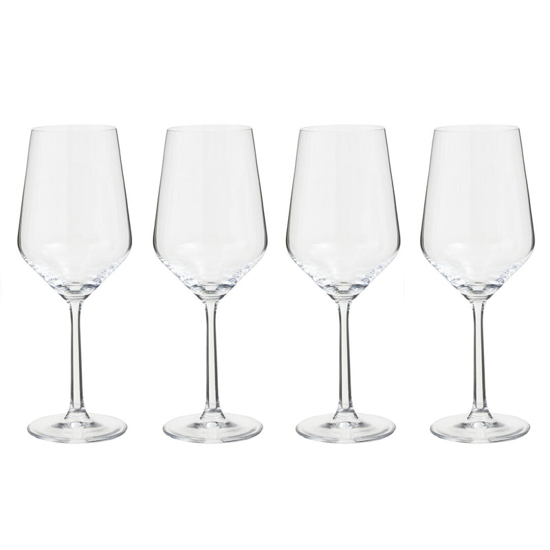 Ada Set of 4 Crystal Wine Glasses