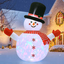 Lifeideas 1.8M Inflatable Snowman for Christmas Decoration