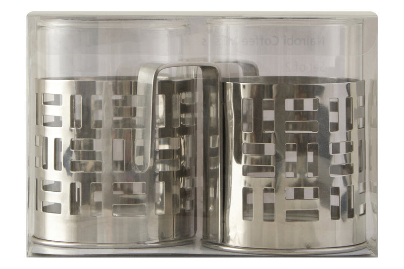 Set Of Two Nairobi Coffee Mugs