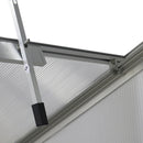 Breeins Aluminium Hobby Greenhouse with Base and Window Opening