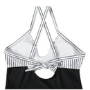 Wrap-Front V-Neck Tummy Control One-Piece Swimsuit