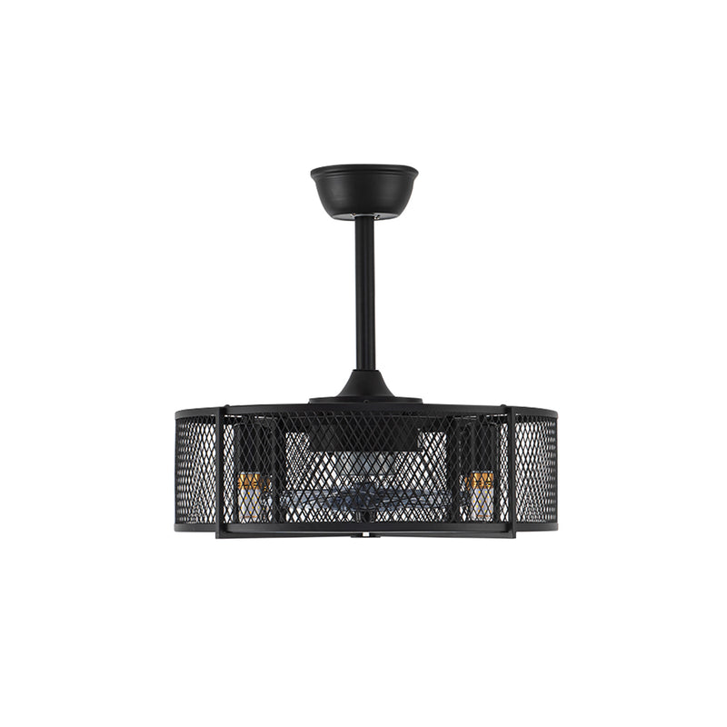 Cottonfy UK Industrial Style Ceiling Fan Light