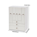 Sheonly Free Standing Faux Leather Jewellery Box