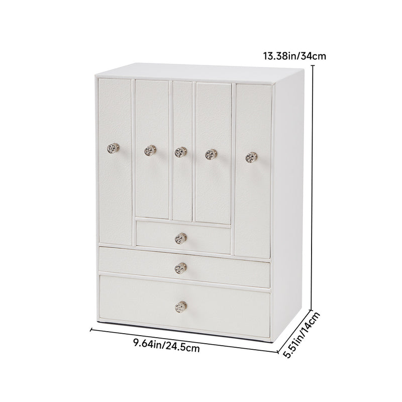 Sheonly Free Standing Faux Leather Jewellery Box