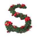 Lifeideas 2.7m Pre-lit Artificial Christmas Garland Decorations