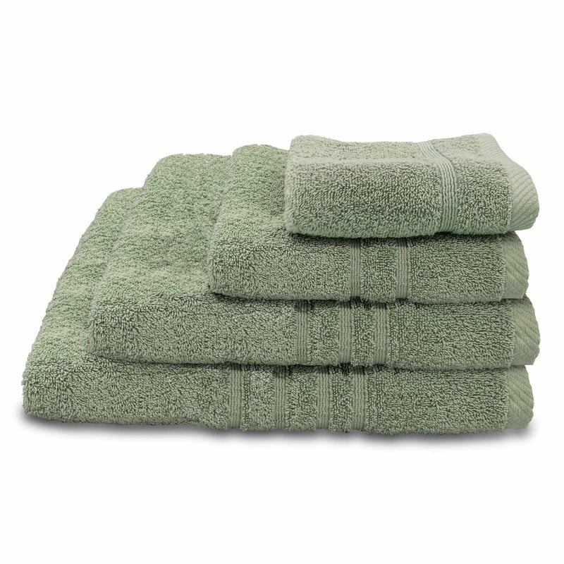 Lewis's E/cotton Luxury Combed Cotton Towels - Green