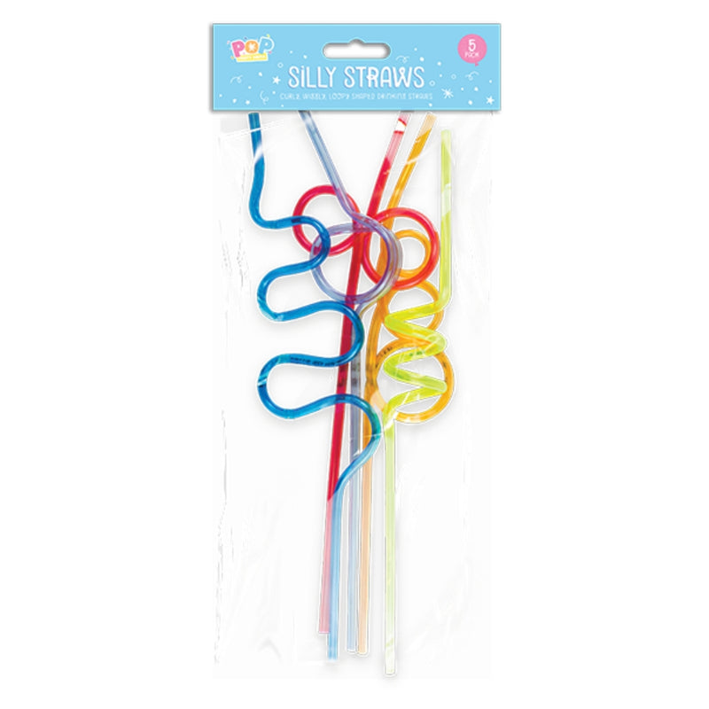 Pop Silly Straws - 5 pack
