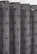 Hartford Blackout Eyelet Curtains - Charcoal Grey