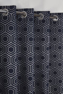 Hartford Blackout Eyelet Curtains - Navy Blue