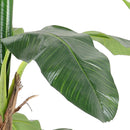 Breeins Banana Artificial Tree 3 Trunk in Black Planter