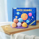 Livingandhome 12 Pcs Bath Bomb Set with Surprise Astronaut Toys