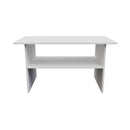 Paris Ready Assembled Coffee Table  - White Matt & White