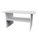 Paris Ready Assembled Coffee Table  - White Matt & White