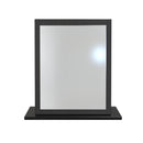 Haiti Dressing Table Mirror  - Black Matt