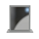 Paris  Dressing Table Mirror  - Uniform Gloss & Dusk Grey
