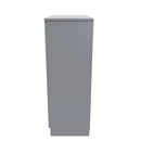 Wellington Ready Assembled Chest of Drawers with 5 Drawers  - Uniform Matt & Dusk Grey