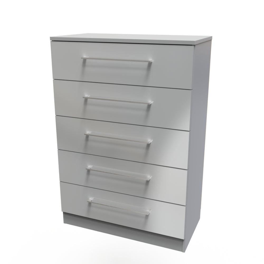Wellington Ready Assembled Chest of Drawers with 5 Drawers Uniform G