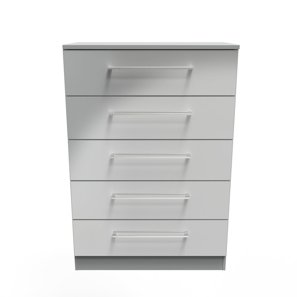 Wellington Ready Assembled Chest of Drawers with 5 Drawers Uniform G