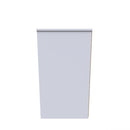 Porto Ready Assembled Chest of Drawers with 3 Drawers  - Uniform Matt & White Matt