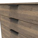 Havana Ready Assembled Chest of Drawers with 5 Drawers  - Vintage Oak