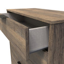 Havana Ready Assembled Chest of Drawers with 5 Drawers  - Vintage Oak