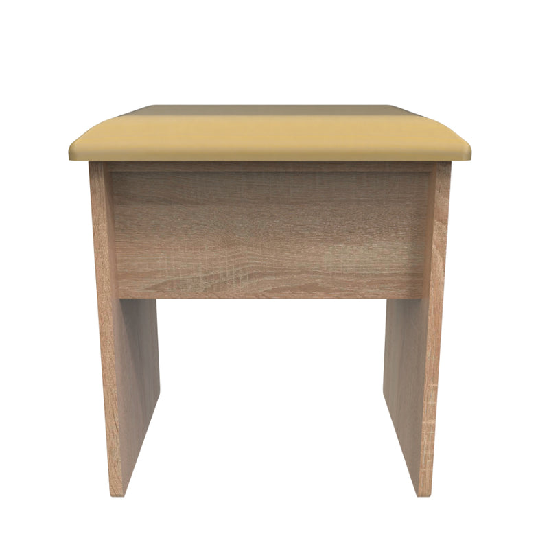 Dakar Ready Assembled Dressing Table Stool  - Modern Oak