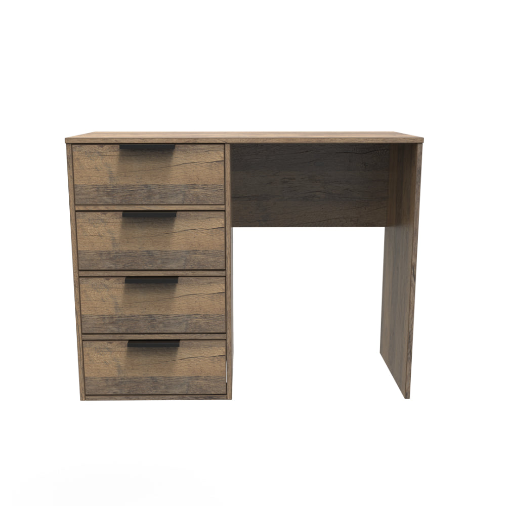 Havana Ready Assembled Dressing Table with 4 Drawers Vintage Oak