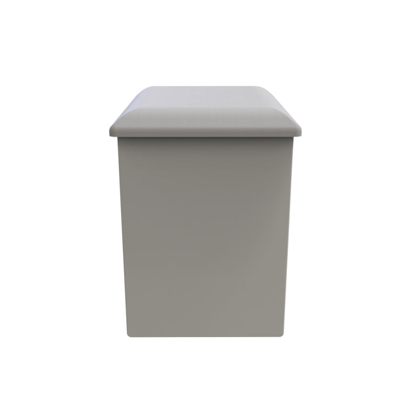 Sofia Ready Assembled Dressing Table Stool  - Grey Matt