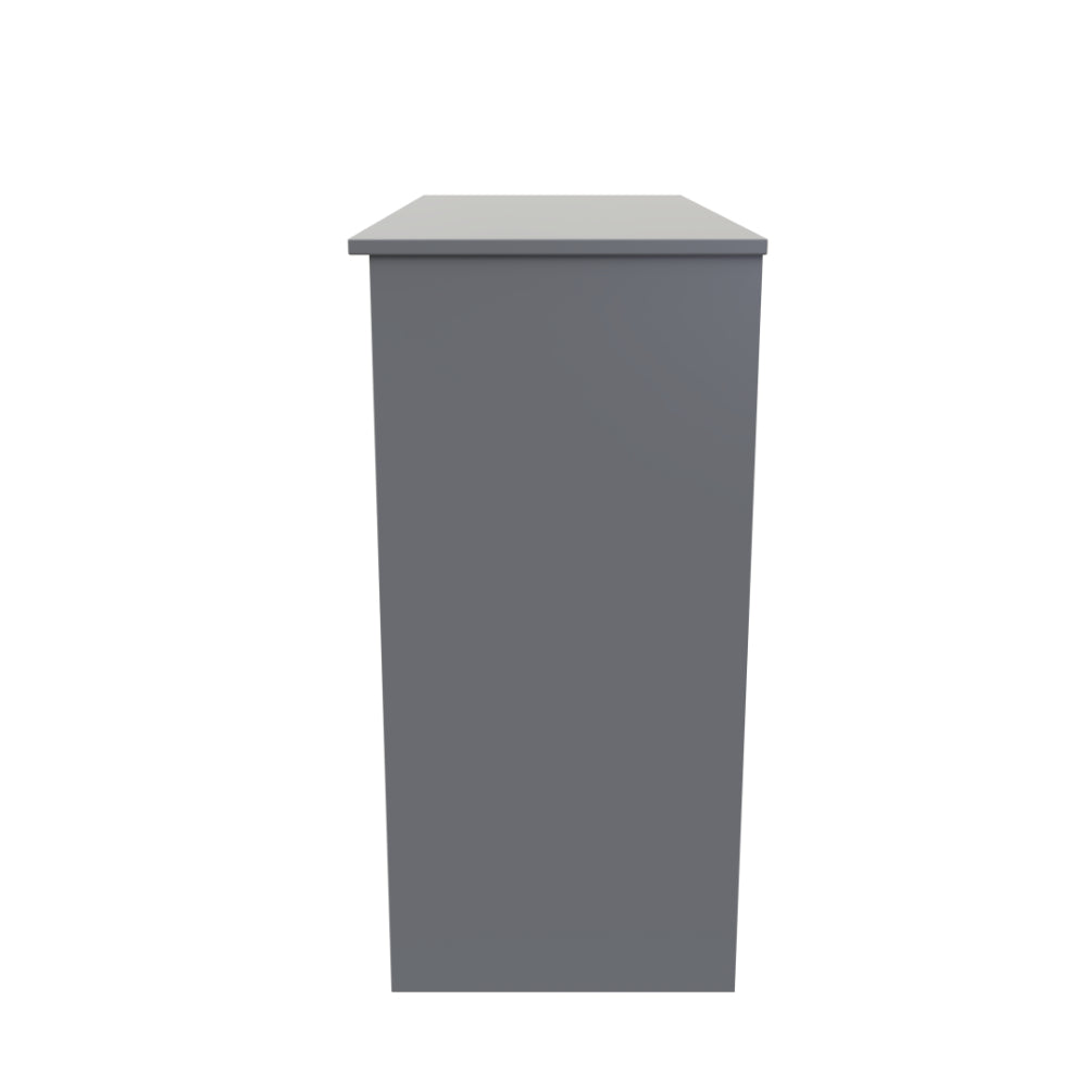 Paris Ready Assembled Dressing Table - Uniform Matt & Dusk Grey