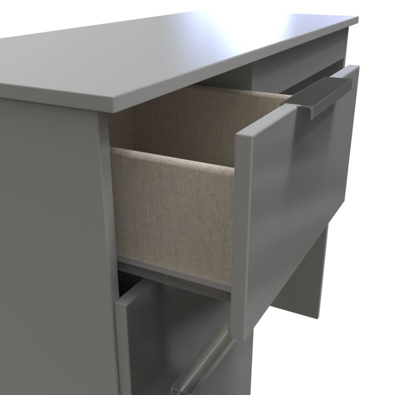 Paris Ready Assembled Dressing Table  - Uniform Matt & Dusk Grey
