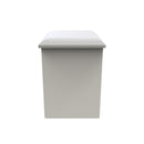 Porto Ready Assembled Dressing Table Stool  - Uniform Gloss & White Matt