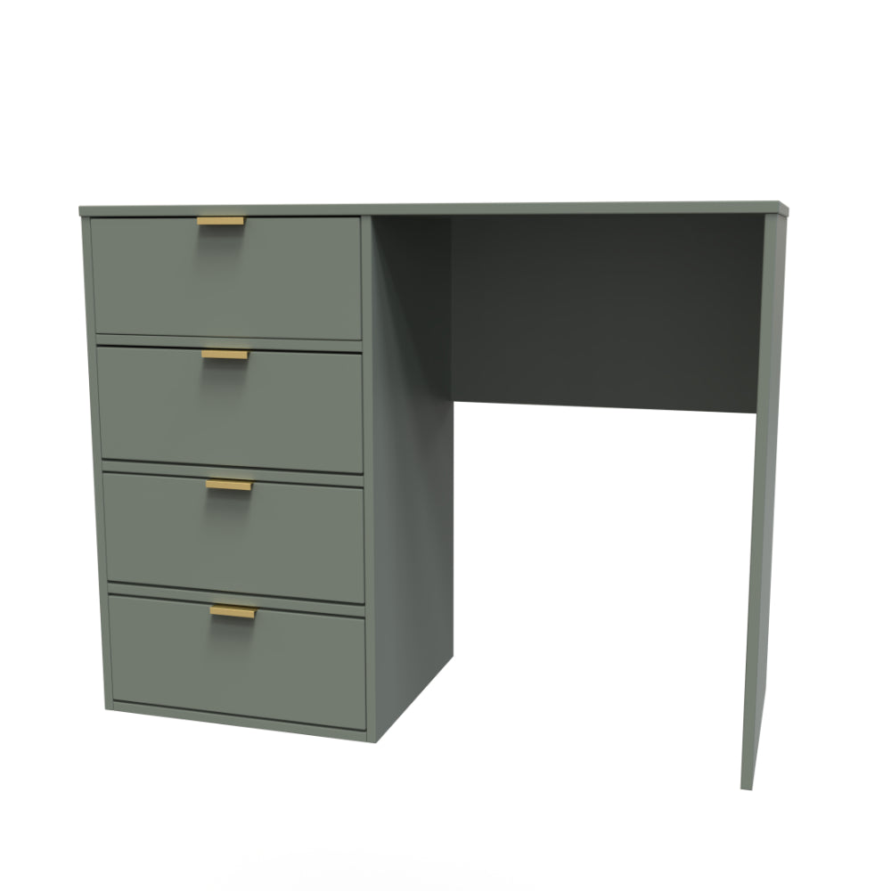 Harare Ready Assembled Dressing Table with 4 Drawers Reed Green
