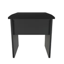 Haiti Ready Assembled Dressing Table Stool  - Black Matt