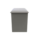 Wellington Ready Assembled Dressing Table Stool  - Uniform Matt & Dusk Grey