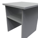 Wellington Ready Assembled Lamp Table  - Uniform Matt & Dusk Grey