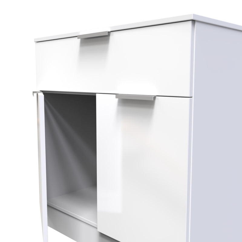 White sideboard sales ready assembled