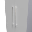 Sofia Ready Assembled Wardrobe with 2 Doors  - Grey Matt
