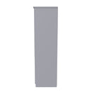 Sofia Ready Assembled Wardrobe with 2 Doors  - Grey Matt