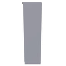 Sofia Ready Assembled Wardrobe with Triple Mirror  - Grey Matt