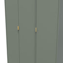 Harare Ready Assembled Wardrobe with 3 Doors  - Reed Green