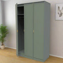 Harare Ready Assembled Wardrobe with 3 Doors  - Reed Green