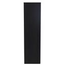 Haiti Ready Assembled Wardrobe with 2 Doors  - Black Matt