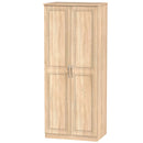 Dakar Ready Assembled Wardrobe with 2 Doors  - Modern Oak