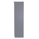 Paris Ready Assembled Wardrobe with 2 Doors  - Uniform Matt & Dusk Grey
