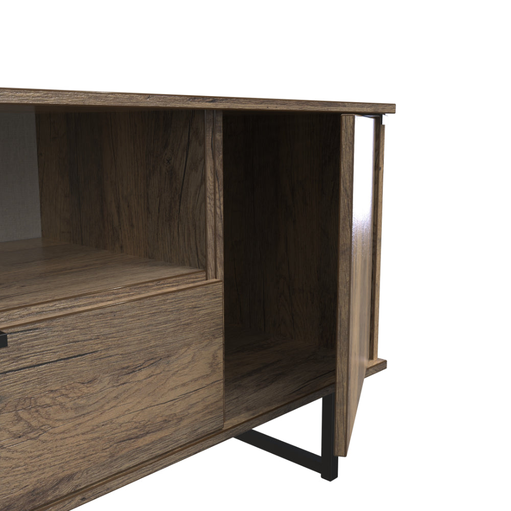 Havana Ready Assembled TV Unit with 2 Doors and 1 Drawer Vintage Oak — free download