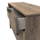 Havana Ready Assembled TV Unit with 3 Drawers  - Vintage Oak