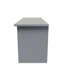 Wellington Ready Assembled TV Unit with 1 Drawer  - Uniform Matt & Dusk Grey