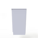 Paris Ready Assembled Double Pedestal Desk with 6 Drawers  - White Matt & White